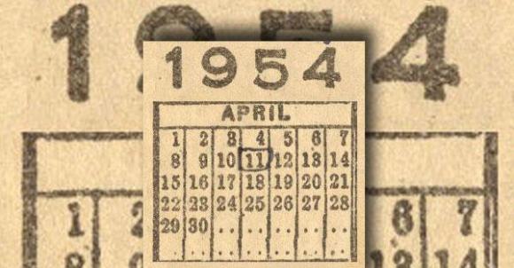 ¿Sabías que el día más aburrido del siglo XX fue el 11 de abril de 1954?