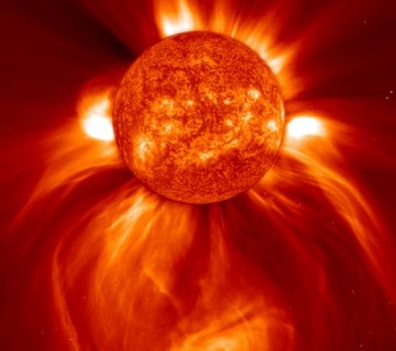 Tormenta solar en 2012; posibles efectos