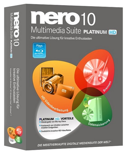 Nero Multimedia Suite 10 Platinum HD 10.2 (Español)