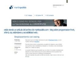 Desplazamiento con easing