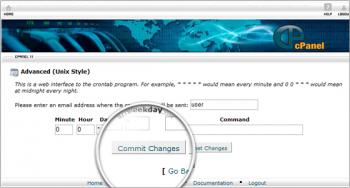 Ejecutar comando con cron jobs de cpanel