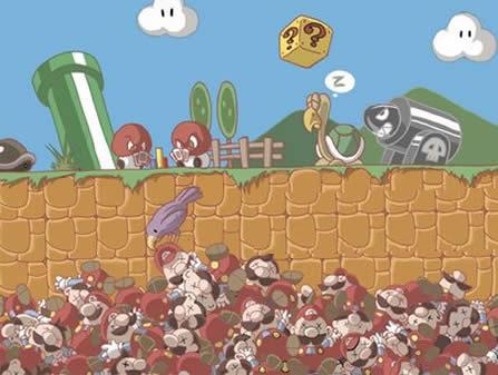 Qué sucede con todos los Marios de Mario Bros cuando se mueren?