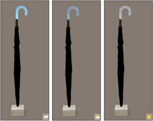 Insólito – Inventan un paraguas que predice la lluvia