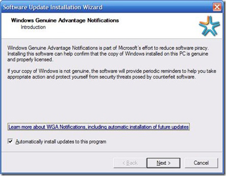 Microsoft WGA en el banquillo de los acusados