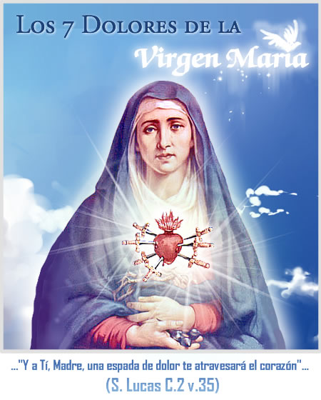 La Virgen María y la devoción de los 7 Dolores