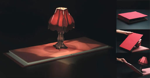 Inventan un libro que es una lámpara
