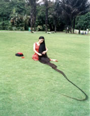La mujer con el cabello mas largo del mundo