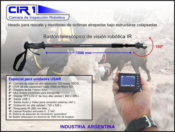 Investigador Argentino desarrolló en el país una cámara de inspección robótica de avanzada tecnología