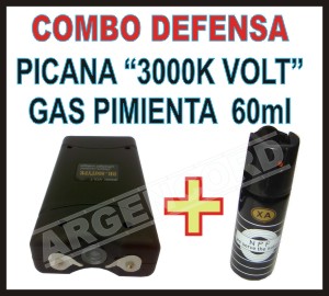 Guarda con el gas pimienta y la picana!