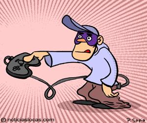 INTENTA ROBAR TIENDA CON CONTROL DE PLAYSTATION