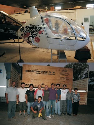 España recibe el primer kit del helicóptero made in Argentina “Cicaré CH-7B”