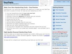 Yourfonts: convierte tu letra en una fuente personalizada