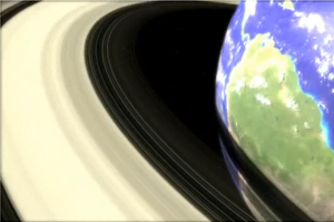 Si la Tierra tuviera anillos como Saturno