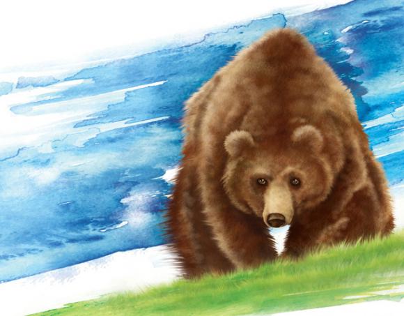 Oso polar atacando!