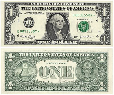 Mensajes ocultos en el dolar