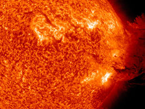 Olas de surf en el Sol