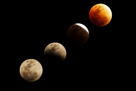 Primer eclipse total de Luna del año