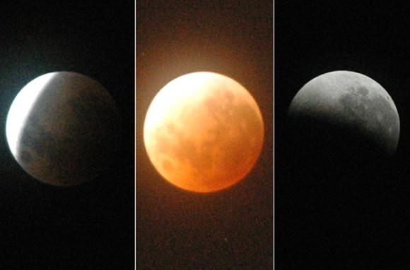 Eclipse lunar 15 de Junio - La Luna se esconde