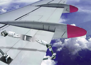 Aviones que se curan solos