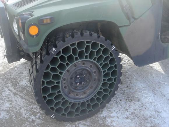 Una ingeniosa llanta sin aire