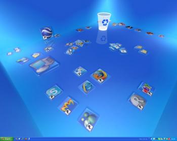 Real desktop 3d