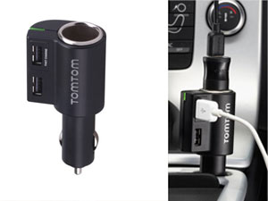 Cargador ultrarápido de dispositivos móviles para el coche