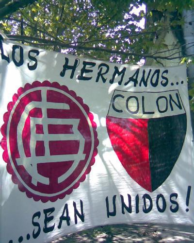 Hinchadas Amigas - LANUS & COLÓN de Santa Fé