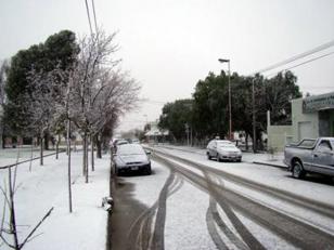 Nevó en el sur de Buenos Aires