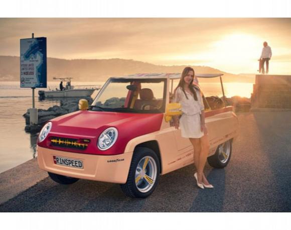 Rinspeed Bamboo, el prototipo eléctrico fabricado en caña de bambú