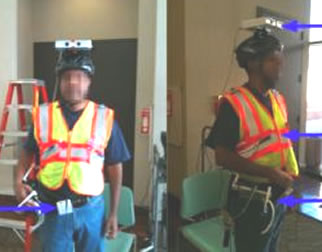 Investigadores desarrollan un chaleco que sirve de guía para invidentes.