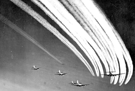 Los bombarderos de la Segunda Guerra Mundial modificaron el clima.