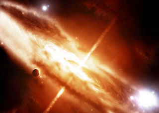 Descubren una supernova más brillante que la explosión de una enana blanca.