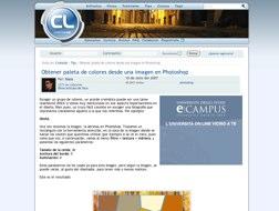 Obtener paleta de colores desde una imagen en photoshop