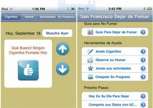 Para dejar de fumar, recomiendan las páginas web y los sms