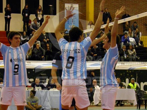 Mundial de Voley Menor: Argentina 3 - EEUU 0