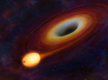 Un observatorio espacial capta la desaparición de una estrella en un agujero negro.