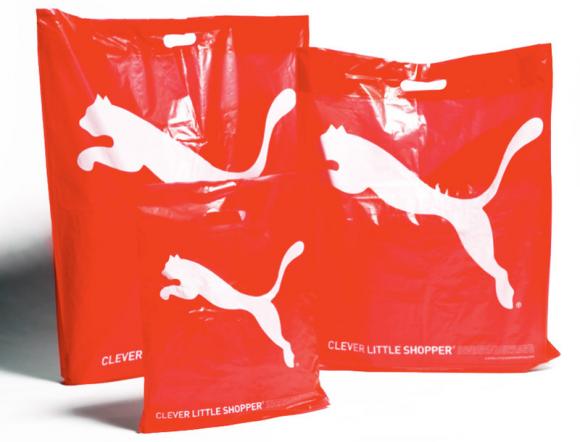 Nueva bolsa de puma que se disuelve en agua.