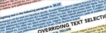 Personalizar el color de la selección de texto con css