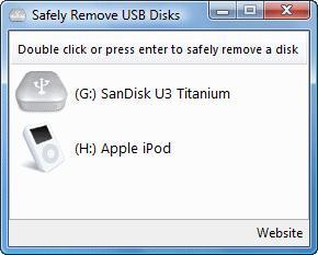 Usb disk ejector: desactivar de un modo seguro los periféricos usb