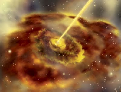 Observan el nacimiento de rayos gamma.