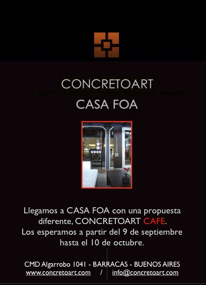 Vamos todos a CASA FOA a tomarnos un café en...