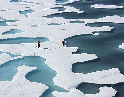 El hielo del Ártico puede regresar.