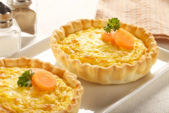 Tarteletas de queso y zanahoria (12 unidades)