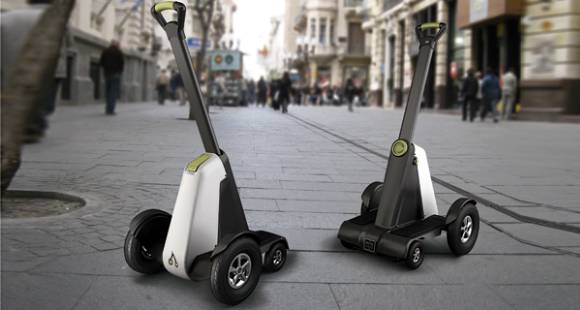 Una Argentina diseñó un vehículo para desplazarse por las peatonales