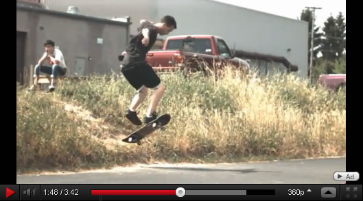 Espectaculares caidas de skaters en slow motion.