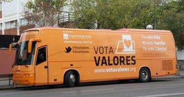 Vota Valores, una original campaña de Hazte Oír en España