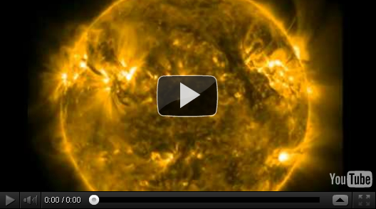 Espectacular llamarada del Sol captada por la Nasa