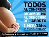 Hacerse Oír convoca a defender la Vida frente al Congreso Nacional