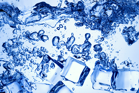 El agua ultracongelada se vuelve líquida