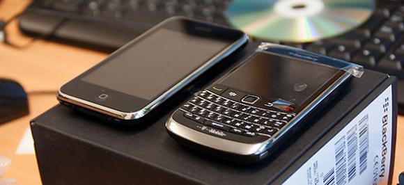 El iPhone acecha el liderazgo de BlackBerry en el ámbito empresarial